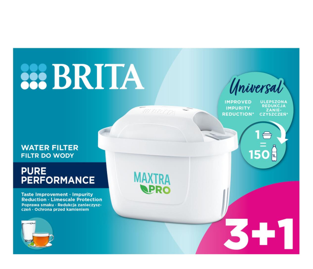 Brita Wkład filtrujący MAXTRAPRO Pure Performance 3+1 szt. - 1230603 - zdjęcie 4